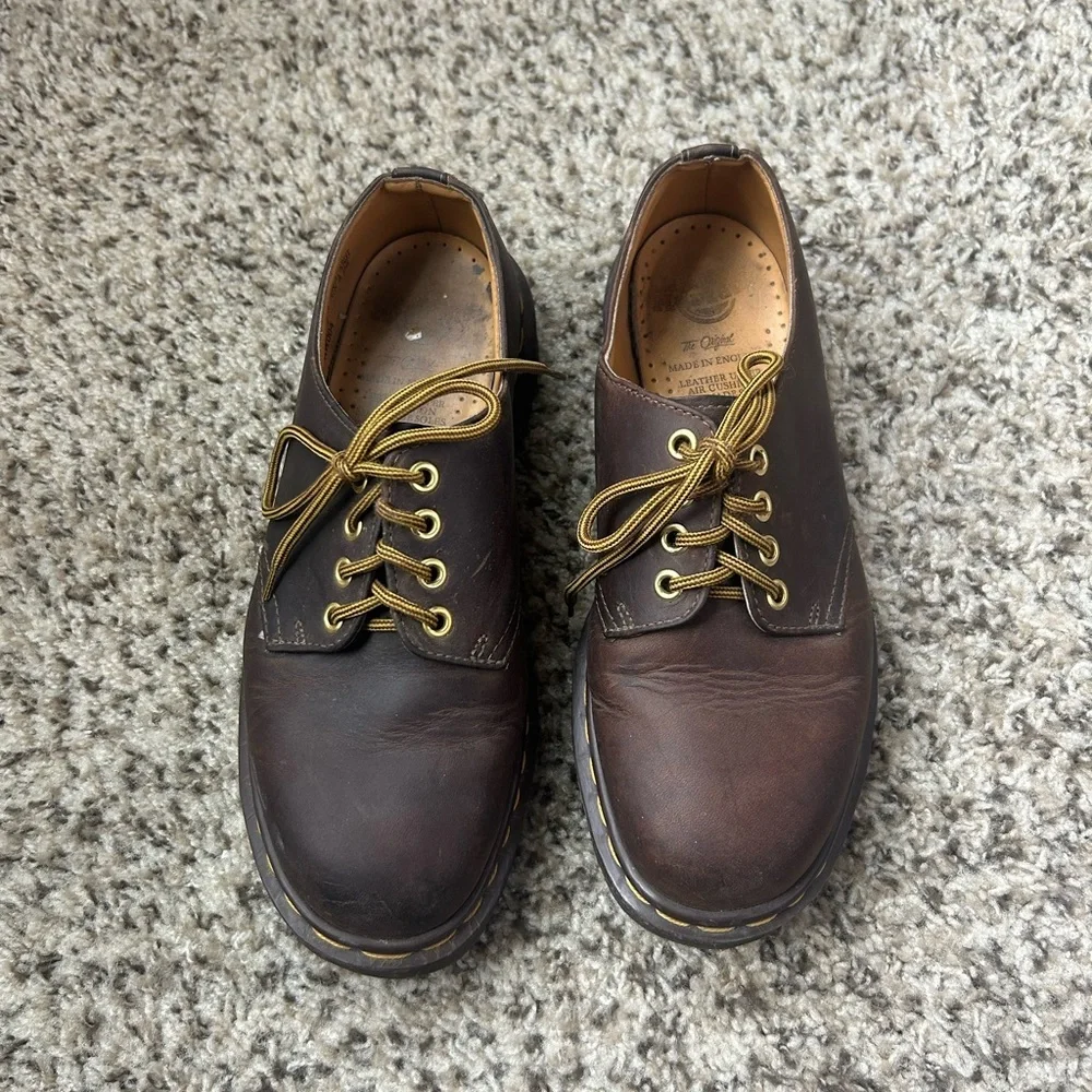 Dr. Martens Chocolate Brown Leather Derbys